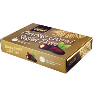 Premium Dark Chocolate-Coated Dates with Almond – 450g