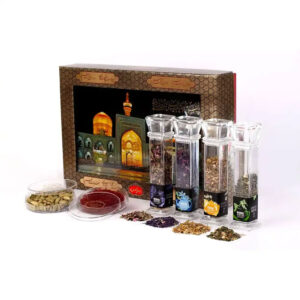 Spiritual Gift Set - Premium Saffron & Herbal Teas with Imam Reza Shrine
