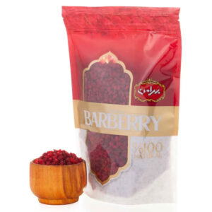 Sun-Dried Puffed Barberries by Baharaman – 300g of Iranian Zereshk