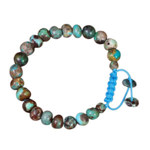 Beaded Shajari Turquoise Bracelet – Artisan-Crafted, Certified Authentic