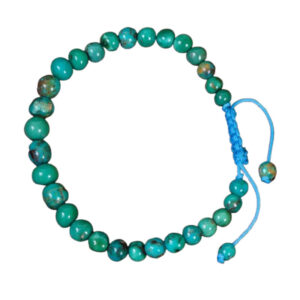Beaded Shajari Turquoise Bracelet – Handmade & Certified