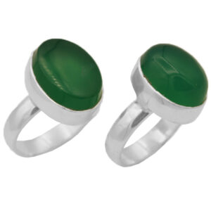 Couple’s Silver Ring Set – Hidden Harz e Imam Jawad for Men & Women