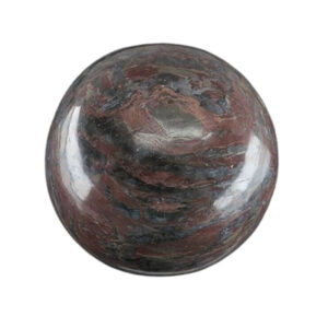 Dual-Tone Jade Crystal Ball – Earthy Colors, for Decor & Healing, 157.9g