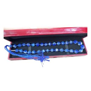 Lapis Lazuli Polygonal Prayer Beads – Natural Lapis with 33 Bead Misbaha