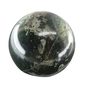 Large Jade Decorative Orb – 6cm Natural Stone with Certificate, 304g
