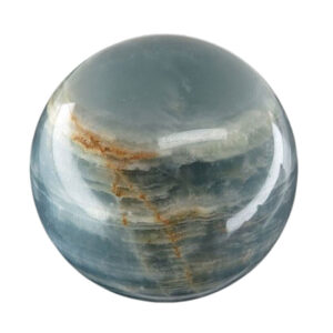 Large Polished Aragonite Crystal Sphere – 422g Decor Sculpture, 6cm