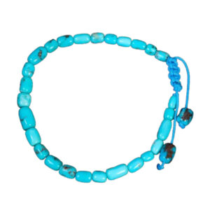 Sporty Handmade Turquoise Bracelet – Nishabur Shajari Gem for Him & Her