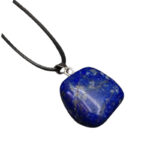 Tumbled Lapis Lazuli Necklace – Natural Afghan Stone for Women & Men