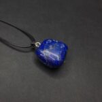 Tumbled Lapis Lazuli Necklace – Natural Afghan Stone for Women & Men - Image 4