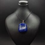Tumbled Lapis Lazuli Necklace – Natural Afghan Stone for Women & Men - Image 3