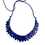 Lapis Lazuli Gem Necklace – Handcrafted Cut & Energetic Blue Stone