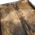 50 cm massives Walnuss-Backgammon – Natürlich gealterte Wurzel- & Knoten-Edition – Bild 3