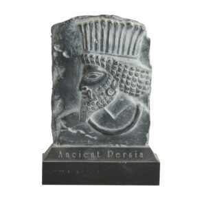 Bust of Persian Nobleman – Achaemenid Elite Sculpture from Apadana Staircase Relief