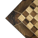 Doppelspiel-Walnuss Backgammon & Schachbrett – Handgefertigter Luxus, 70cm Edition – Bild 6