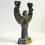Farvahar Candle Holder – Winged Emblem Sculpture with Ancient Persian Symbolism - Image 2