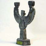 Farvahar Candle Holder – Winged Emblem Sculpture with Ancient Persian Symbolism - Image 5