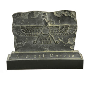 Farvahar-Inspired Winged Emblem – Persian “Farr” Symbol from Persepolis Relief