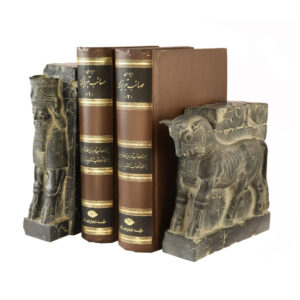 Gate of Persepolis Bull Bookstand – Persian Bull Motif Architectural Library