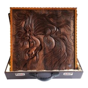 Gift-Worthy Walnut Backgammon – Pride Symbolism Meets Masterful Craft