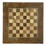 Mahsan Design Doppel-Walnussbrett – Backgammon & Schach Kombi – Bild 6