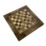 Karana Maserholz-Spielbrett – Ein Doppelspiel, Backgammon & Schach Walnuss – Bild 4