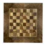 Karana Maserholz-Spielbrett – Ein Doppelspiel, Backgammon & Schach Walnuss – Bild 2