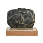 Lion Attacking Bull Sculpture – Persepolis Dynastic Emblem Replica Relief
