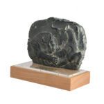 Lion Attacking Bull Sculpture – Persepolis Dynastic Emblem Replica Relief - Image 4