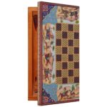 Miniatur-Polo & Jagd Brett – Persisches Khatam-Doppelspiel mit Holz-Finish Eleganz – Bild 4
