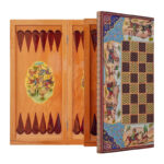 Miniatur-Polo & Jagd Brett – Persisches Khatam-Doppelspiel mit Holz-Finish Eleganz – Bild 2
