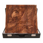 Monabat Backgammon Board – Noble Eagle Design with March Engraving Option