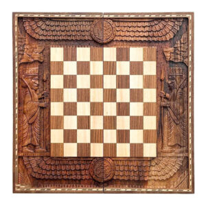 Monumental Twin-Game – Chess & Backgammon with Cyrus-Era Symbolism