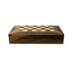 Noa Walnuss-Wurzel Backgammon & Schach-Set – Doppelspiel mit natürlicher Eleganz – Bild 6