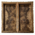 Ornamental Backgammon & Chess – Hand-Carved Walnut Edition, 50 cm