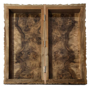 Ornamental Backgammon & Chess – Hand-Carved Walnut Edition, 50 cm