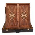 Persisches Backgammon im Golestan-Stil – Elegante Gravur mit spielerischem Charme – Bild 2