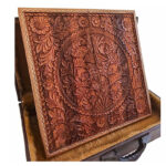 Persian Backgammon in Golestan Style – Elegant Carving with Playful Charm