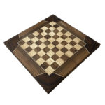 Premium doppelseitiges Wurzelholz-Backgammon & Schach-Set – Hartwachs-Finish – Bild 9