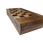 Premium Walnuss Senandaj Backgammon + Schach-Set für Kenner – Bild 4