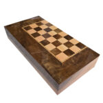 Wurzelholz Schach & Backgammon – Handgefertigte Senandaj Eleganz in 50 cm – Bild 4