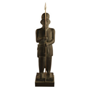 Royal Median Spearman Statue – Full-Body Sculpture Inspired by Persepolis Relief