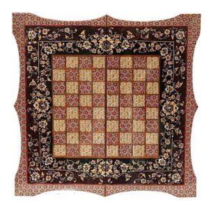 Shiraz Khatam Dual Board – Chess & Backgammon in Persian Handcrafted Inlay