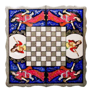 Shiraz Khatam Lotus Set – Oversized Dual Game Board with Premium Accessories