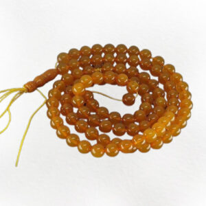 101-Bead Polish Amber Tasbih – Yellow Baltic Beads, Authentic