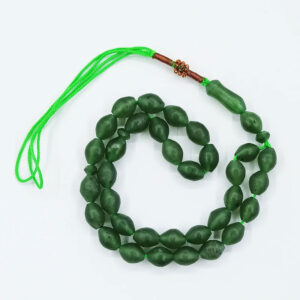33-Bead Shah Maqsood Prayer Beads – Silk Cord, Premium Afghan Craft