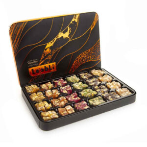 40-Piece Gift Box – Premium Nut-Filled Lokum by Lobleh (500g)