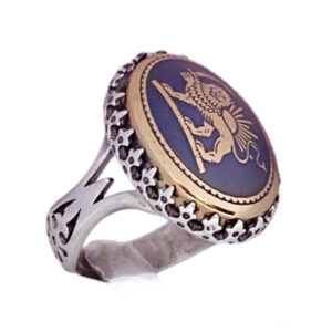 Hadid Statement Ring – Persian Shiro Khorshid, Silver, 13g Weight
