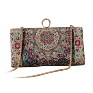 Handcrafted Velvet Handbag with Authentic Balochi Stitchwork