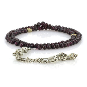 Handmade Ceylon Garnet Tasbih – 101 Irregular Beads, Unique Cut & Design