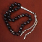 Handmade Ruby Tasbih – 33 Round Beads, 8mm Size, Premium Weight - Image 3